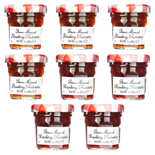 4 Each of Strawberry & Raspberry